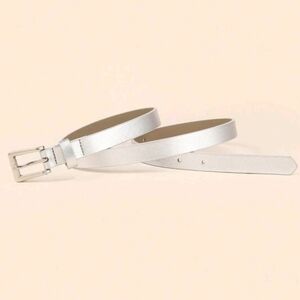 NEW Silver belt - still in package